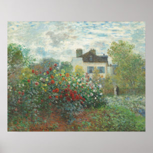 Poster Le jardin de l'artiste à Argenteuil