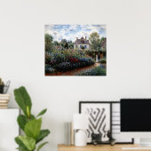 Poster Le jardin de l'artiste à Argenteuil (Bureau à domicile)