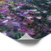 Poster Le Jardin de l'artiste à Giverny par Claude Monet (Coin)