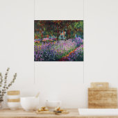 Poster Le Jardin de l'artiste à Giverny par Claude Monet (Cuisine)