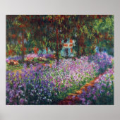Poster Le Jardin de l'artiste à Giverny par Claude Monet (Devant)