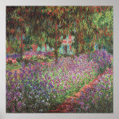 Poster Le jardin de l'artiste à Giverny par Claude Monet (Devant)