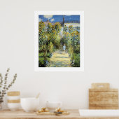 Poster Le jardin de l'artiste à Vetheuil (Cuisine)