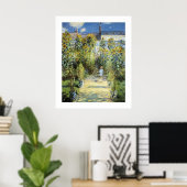 Poster Le jardin de l'artiste à Vetheuil (Bureau à domicile)
