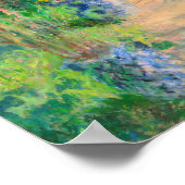 Poster Le jardin de l'artiste à Vétheuil (Coin)