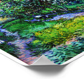 Poster Le Jardin de l'Asile à Saint-Rémy, Van Gogh (Coin)