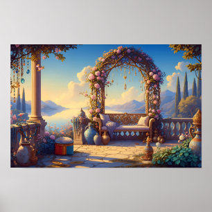 Poster Le Jardin de Lumière Douce