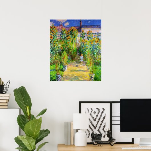 Poster Le jardin de Monet (Bureau à domicile)