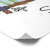 Poster Le jardin de tournesols (Coin)