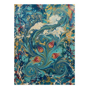 Poster Le Jardin de Turquoise de la Croissance de l'Âme A