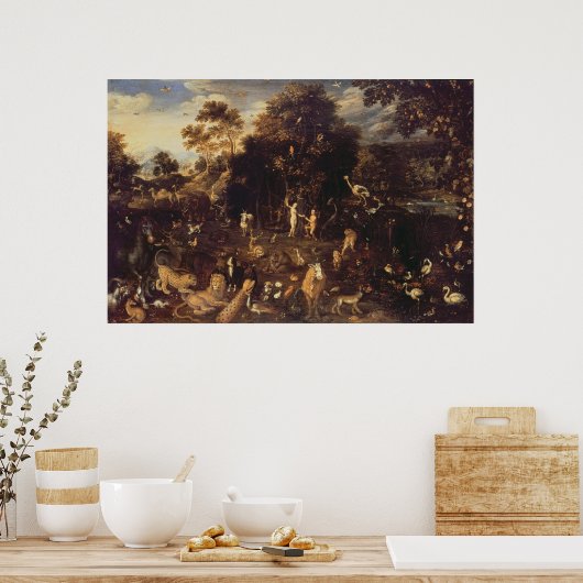 Poster Le jardin d'Eden (Cuisine)