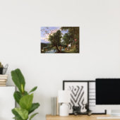 Poster Le jardin d'Eden, 1659 (Bureau à domicile)