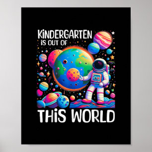 Poster Le Jardin D'Enfants Est Sorti De Ce Monde De Retou