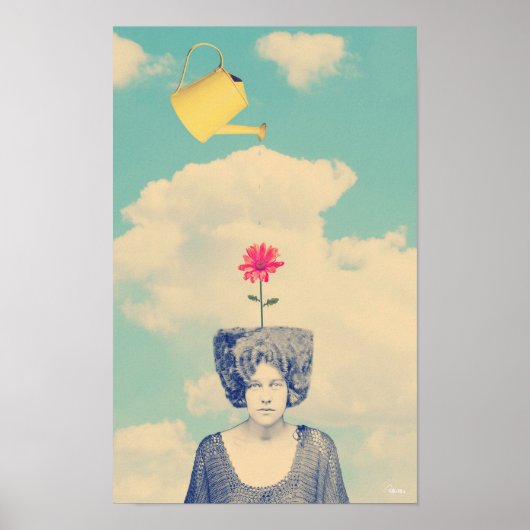 Poster "Le jardin des cheveux" (Devant)