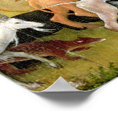 Poster Le Jardin des délices terrestres : Allégorie des (Coin)