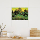 Poster Le jardin des poètes par Vincent van Gogh (Cuisine)