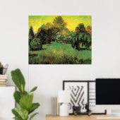 Poster Le jardin des poètes par Vincent van Gogh (Bureau à domicile)
