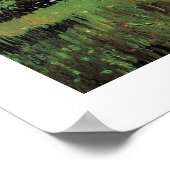 Poster Le jardin des poètes par Vincent van Gogh. (Coin)