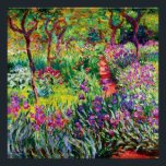 Poster Le jardin d'Iris à Giverny par Claude Monet<br><div class="desc">Visitez mon magasin pour un design plus intéressant et plus de choix de couleurs => zazzle.com/iwheels*</div>