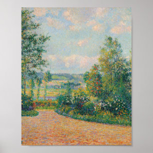 Poster Le jardin d'Octave Mirbeau (par Camille Pissarro)