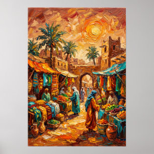 Poster Le jardin du crépuscule de l'art mural des racines