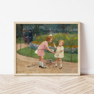 Poster Le jardin du Luxembourg   Victor Gabriel Gilbert