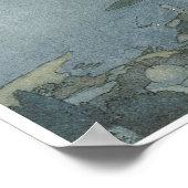 Poster Le Jardin du Paradis, Edmund Dulac (Coin)