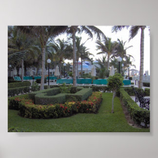Poster Le jardin du Riu