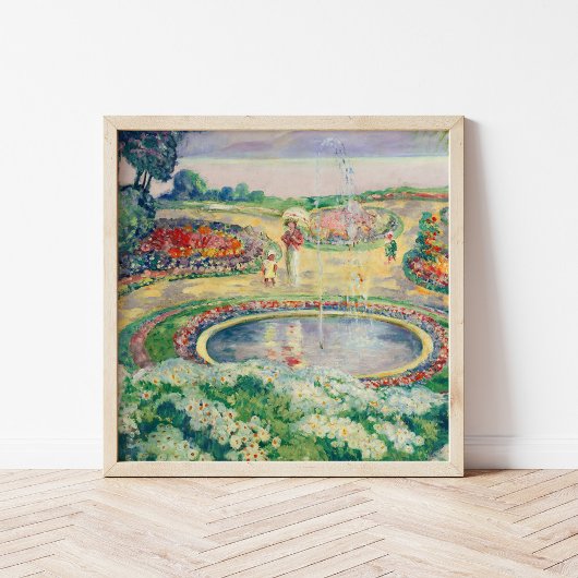 Poster Le Jardin Fleuri | Henri Lebasque