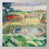 Poster Le Jardin Fleuri | Henri Lebasque (Devant)