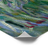 Poster Le Jardin Iris De Giverny By Claude Monet (Coin)