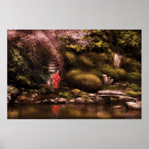 Poster Le jardin japonais