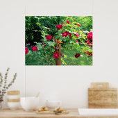 POSTER LE JARDIN ROSE (Cuisine)