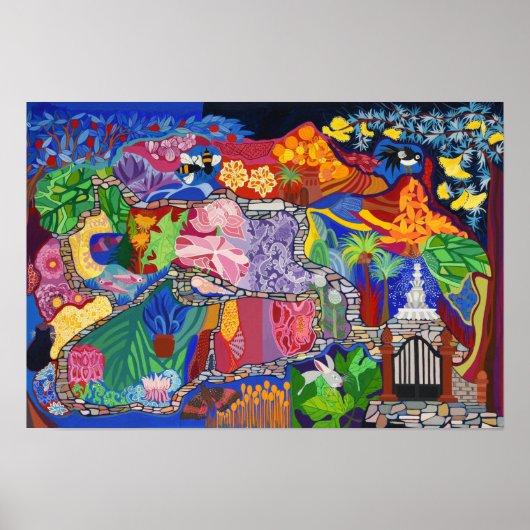 Poster Le jardin sauvage (Devant)