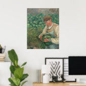 Poster Le jardinier - Camille Pissarro Art (Bureau à domicile)