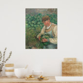 Poster Le jardinier - Camille Pissarro Art (Cuisine)