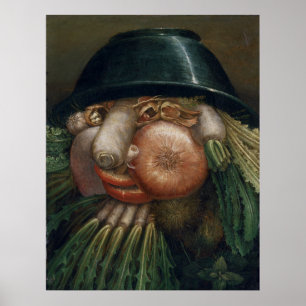 Poster Le jardinier végétal - Giuseppe Arcimboldo
