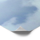 Poster Le jaune bleu (Coin)