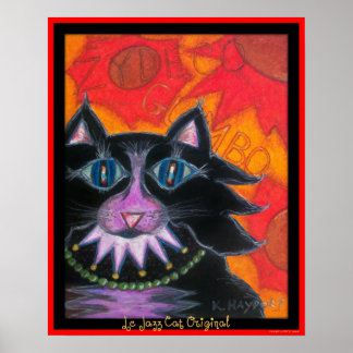Poster Le Jazz Cat Original