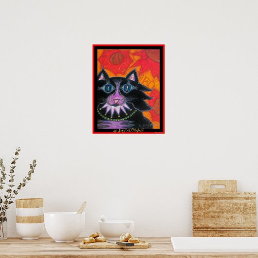 Poster Le Jazz Cat Original (Cuisine)