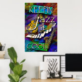 Poster Le jazz, le Cool (Bureau à domicile)