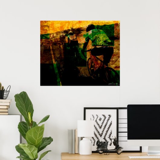 Poster Le Jersey Vert III (Bureau à domicile)