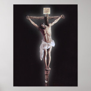 Poster Le Jésus-Christ a crucifié l'image de dévotion