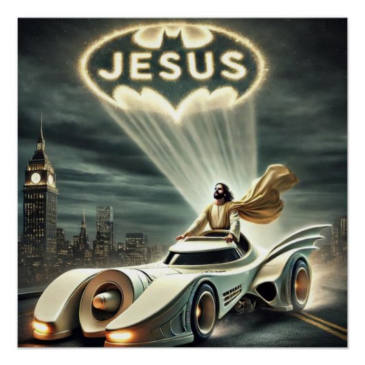 Poster Le Jesusmobile : Sauveur dans la nuit (Devant)
