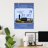 Poster Le Jet Set ! (Bureau à domicile)