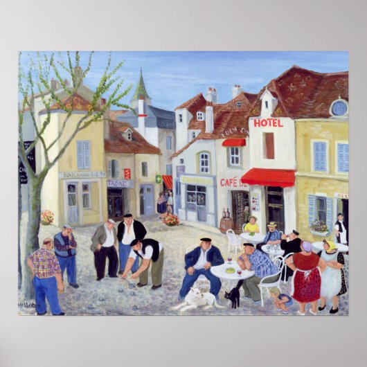 Poster Le jeu Bourgogne (Devant)