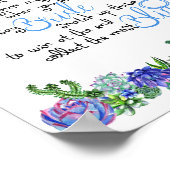 Poster Le jeu de la bague Succulent Fête des mariées jeu (Coin)