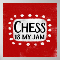 Le jeu d'échecs est mon pot de jambe Wall Art