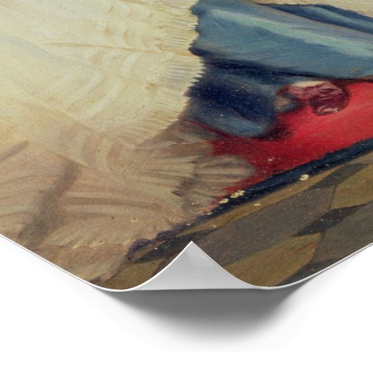 Poster Le jeu des billards, 19ème siècle (Coin)