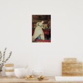 Poster Le jeu des billards, 19ème siècle (Cuisine)